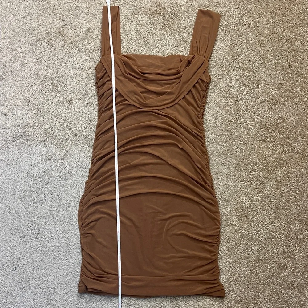 PRETTYGARDEN Summer Off Shoulder Ruched Mesh Cocktail Bodycon Mini Dress Large - Picture 11 of 13